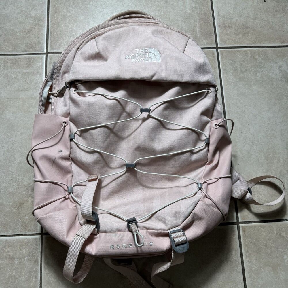 The North Face Borealis Backpack Pink Laptop Bag School Hiking Travel Unisex
